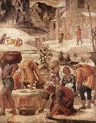 LUINI, Bernardino The Gathering of the Manna s oil on canvas